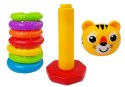 LEAN Toys Piramidka dla Niemowlaka Obręcze