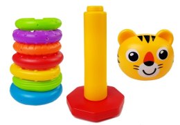LEAN Toys Piramidka dla Niemowlaka Obręcze
