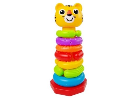LEAN Toys Piramidka dla Niemowlaka Obręcze LEAN Toys Piramidka dla Niemowlaka Obręcze