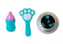 LEAN Toys Pluszowy Pies na Baterie Biały w Łaty Rusza Ogonem Dźwięk