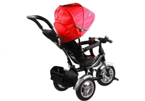 LEAN Toys Rower Trójkołowy PRO500 Czerwony - CZARNA RAMA LEAN Toys Rower Trójkołowy PRO500 Czerwony - CZARNA RAMA