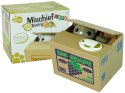 LEAN Toys Skarbonka Kot Nauka Oszczędzania Winogrono
