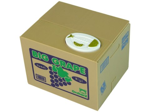 LEAN Toys Skarbonka Kot Nauka Oszczędzania Winogrono LEAN Toys Skarbonka Kot Nauka Oszczędzania Winogrono