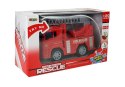 LEAN Toys Wóz Strażacki Straż Pożarna z Drabiną na Baterie z Wodą 1:20