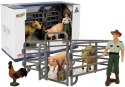 LEAN Toys Zestaw Figurek Zwierzęta Domowe Farma Rolnik Owca Baran