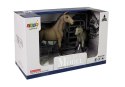 LEAN Toys Zestaw Figurek Zwierzęta Konie Zagroda Źrebie Kucyk Farma