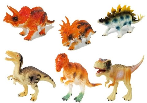 LEAN Toys Zestaw Figurki Dinozaurów 10 cm 6 sztuk LEAN Toys Zestaw Figurki Dinozaurów 10 cm 6 sztuk