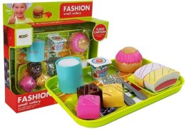 LEAN Toys Zestaw Jedzenia Deser Ciasto z Tacką
