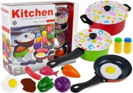 LEAN Toys Zestaw Kuchenny Naczynia Kucharz 22 elementów