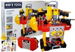 LEAN Toys Zestaw Majsterkowicza na baterie 3w1 Walizka Warsztat 85 elementów 56cm