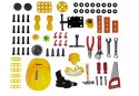 LEAN Toys Zestaw Majsterkowicza na baterie 3w1 Walizka Warsztat 85 elementów 56cm