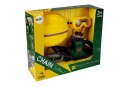 LEAN Toys Zestaw Narzędzi Piła Zielona Na Baterie Kask Rękawice i Okulary ochronne