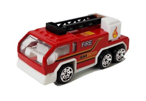 LEAN Toys Zestaw Pojazdów Straży Pożarnej Resoraki 1:64 6 Sztuk LEAN Toys Zestaw Pojazdów Straży Pożarnej Resoraki 1:64 6 Sztuk