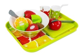 LEAN Toys Zestaw Warzyw i Owoców z Blenderem na Baterie i Tacką