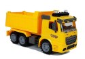 LEAN Toys Zestaw Wywrotka 1:14 Znaki Drogowe Światła Fotoradar Żółta