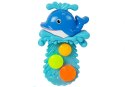 LEAN Toys Zestaw do Kąpieli Delfinek Zwierzęta Morskie Plastikowe Wodospad
