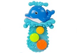 LEAN Toys Zestaw do Kąpieli Delfinek Zwierzęta Morskie Plastikowe Wodospad