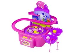 LEAN Toys Zestaw do Łowienia Rybek Różowy
