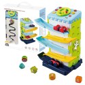LEAN Toys Zjeżdżalnia Blok Tor Edukacyjny z Autkami Sorter Światła Dźwięki