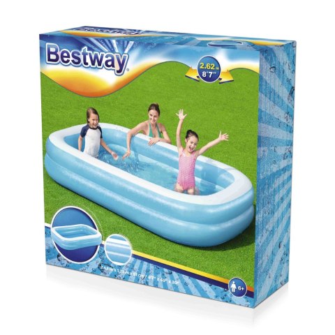 Bestway Basen dmuchany rodzinny 262 x 175 x 51 cm Bestway 54006 Bestway Basen dmuchany rodzinny 262 x 175 x 51 cm Bestway 54006