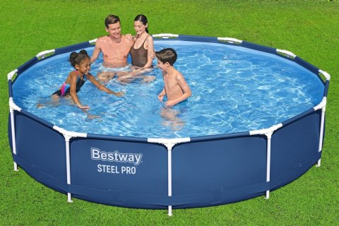Bestway Basen ogrodowy stelażowy 366 x 76 cm zestaw Bestway 56681 Bestway Basen ogrodowy stelażowy 366 x 76 cm zestaw Bestway 56681
