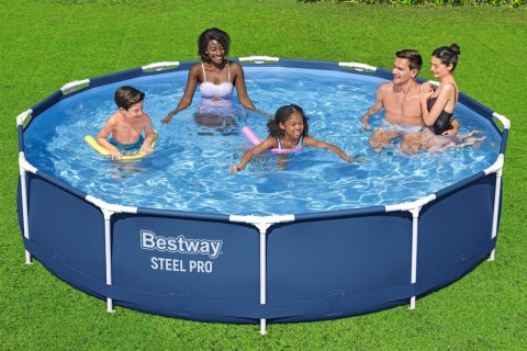 Bestway Basen ogrodowy stelażowy 366 x 76 cm zestaw Bestway 56681 Bestway Basen ogrodowy stelażowy 366 x 76 cm zestaw Bestway 56681