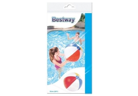 Bestway Dmuchana piłka plażowa dla dzieci 51 cm Bestway 31021 Bestway Dmuchana piłka plażowa dla dzieci 51 cm Bestway 31021
