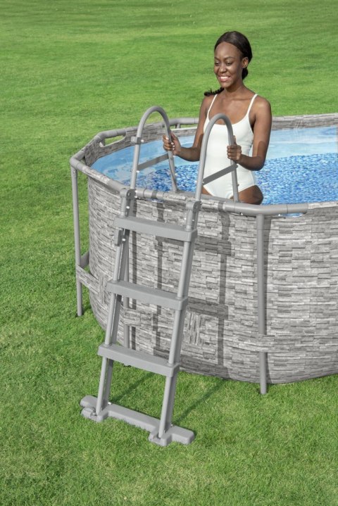 Bestway Drabinka bezpieczna do basenów 107 cm Bestway 58330 Bestway Drabinka bezpieczna do basenów 107 cm Bestway 58330