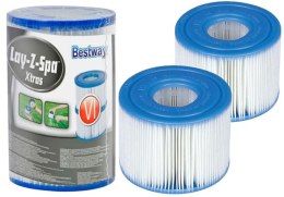 Bestway Wkład filtrujący Bestway 60311 Lay-Z-Spa 2szt.