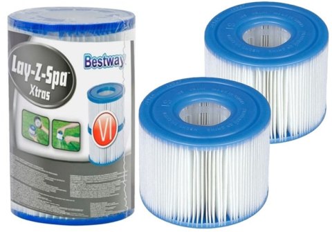 Bestway Wkład filtrujący Bestway 60311 Lay-Z-Spa 2szt. Bestway Wkład filtrujący Bestway 60311 Lay-Z-Spa 2szt.