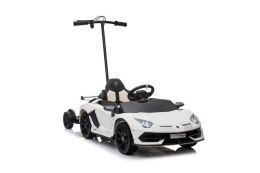 LEAN CARS Auto Na Akumulator Lamborghini Aventador SX2018 Biały z Platformą