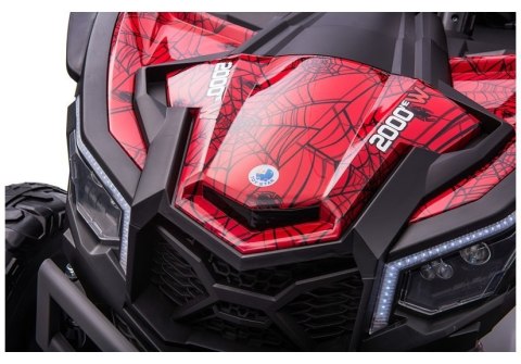 LEAN CARS Auto na Akumulator Buggy UTV-MX Czerwony Spider Lakier MP4 LEAN CARS Auto na Akumulator Buggy UTV-MX Czerwony Spider Lakier MP4