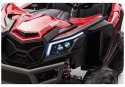 LEAN CARS Auto na Akumulator Buggy UTV-MX Czerwony Spider Lakier MP4