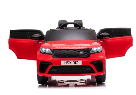 LEAN CARS Auto na Akumulator Range Rover Czerwony Lakier LEAN CARS Auto na Akumulator Range Rover Czerwony Lakier
