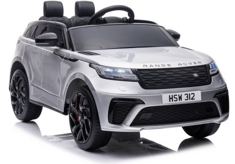 LEAN CARS Auto na Akumulator Range Rover Srebrny Lakier LEAN CARS Auto na Akumulator Range Rover Srebrny Lakier