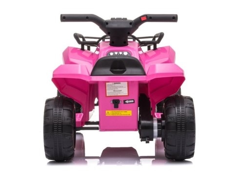 LEAN CARS Quad na akumulator JS320 różowy LEAN CARS Quad na akumulator JS320 różowy