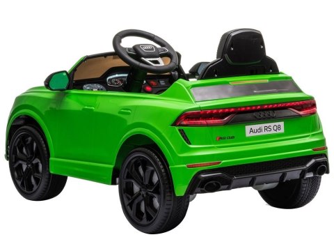 LEAN CARS Samochód na akumulator Audi RS Q8 zielony LEAN CARS Samochód na akumulator Audi RS Q8 zielony