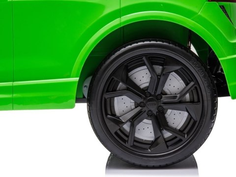 LEAN CARS Samochód na akumulator Audi RS Q8 zielony LEAN CARS Samochód na akumulator Audi RS Q8 zielony