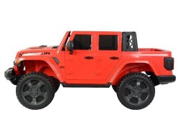 LEAN CARS Samochód na akumulator Jeep Rubicon 6768R czerwony