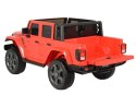 LEAN CARS Samochód na akumulator Jeep Rubicon 6768R czerwony
