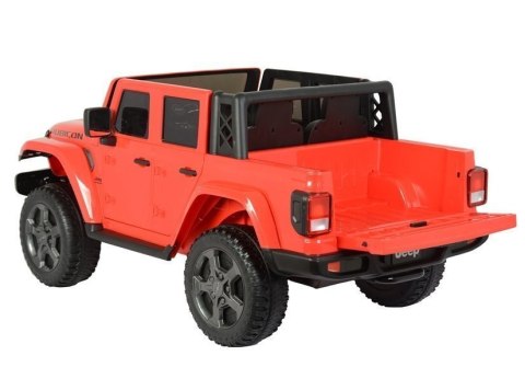 LEAN CARS Samochód na akumulator Jeep Rubicon 6768R czerwony LEAN CARS Samochód na akumulator Jeep Rubicon 6768R czerwony