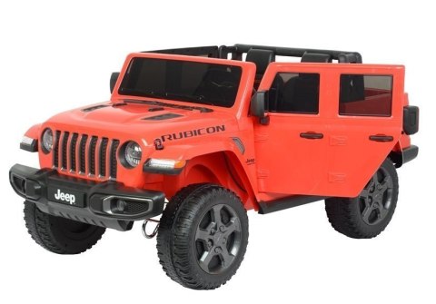 LEAN CARS Samochód na akumulator Jeep Rubicon 6768R czerwony LEAN CARS Samochód na akumulator Jeep Rubicon 6768R czerwony