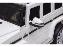 LEAN CARS Samochód na akumulator Mercedes G500 biały