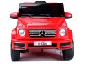 LEAN CARS Samochód na akumulator Mercedes G500 czerwony