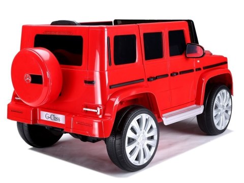 LEAN CARS Samochód na akumulator Mercedes G500 czerwony LEAN CARS Samochód na akumulator Mercedes G500 czerwony