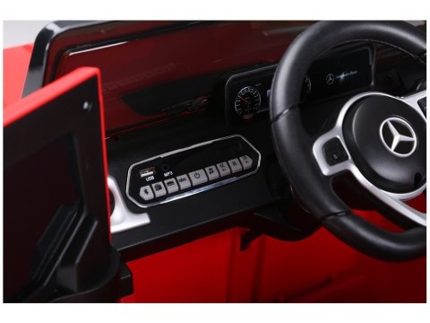 LEAN CARS Samochód na akumulator Mercedes G500 czerwony LEAN CARS Samochód na akumulator Mercedes G500 czerwony