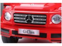 LEAN CARS Samochód na akumulator Mercedes G500 czerwony
