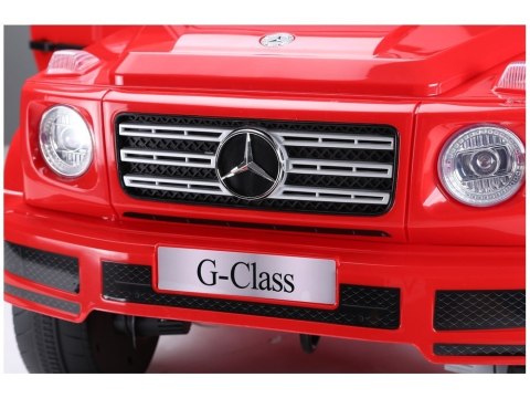 LEAN CARS Samochód na akumulator Mercedes G500 czerwony LEAN CARS Samochód na akumulator Mercedes G500 czerwony