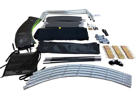 LEAN Sport Trampolina LEAN Sport Max 10ft Czarno-Zielona LEAN Sport Trampolina LEAN Sport Max 10ft Czarno-Zielona