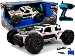 LEAN Toys Auto Buggy Zdalnie Sterowany 1:12 2.4G Biały 20 km/h Para Wodna